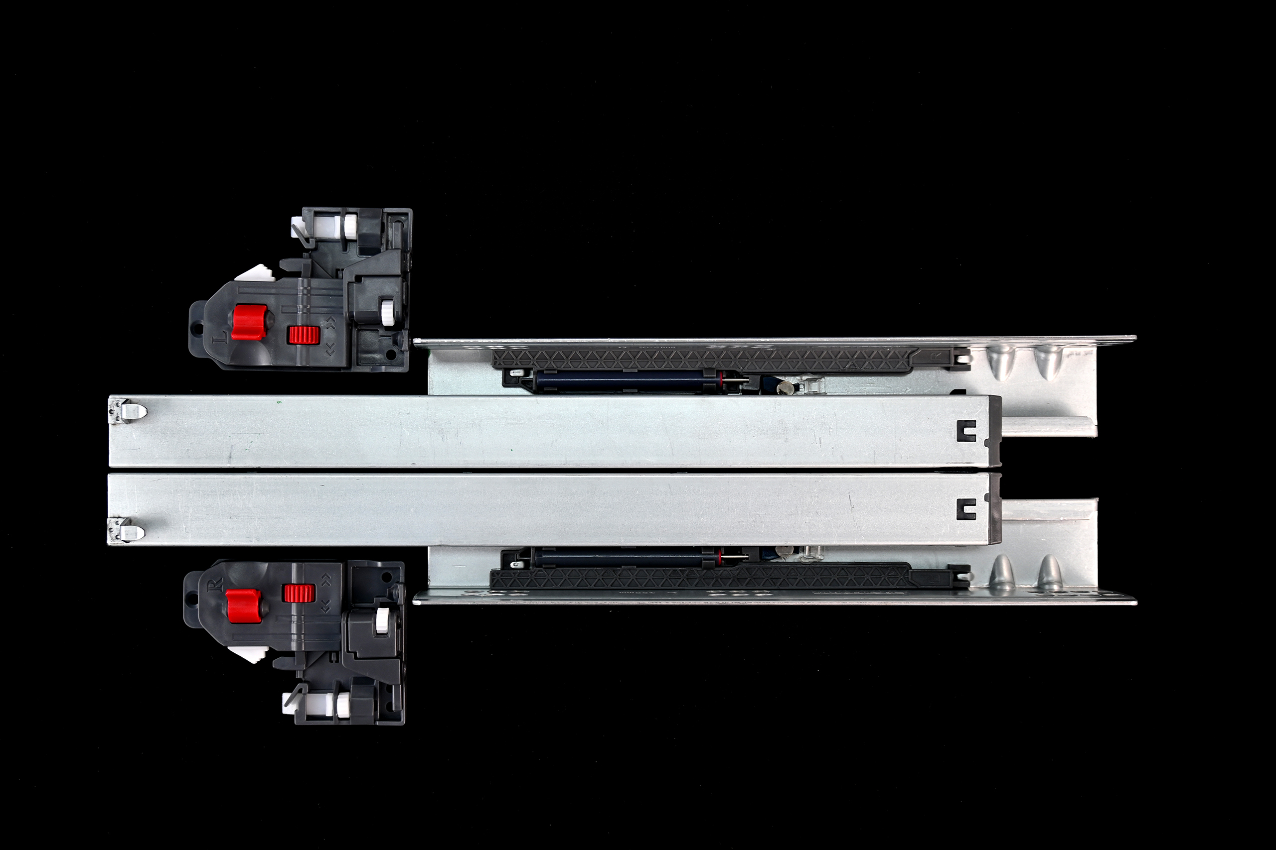 Synchronised Full Extension Soft Close Undermount Slide with 3D Clip - Image 4