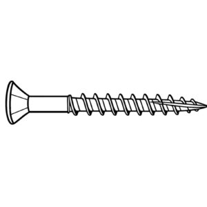 SCREW 4.2 (8G) X 25, 28, 40, 45 & 50MM 3/4 THREAD PHILLIPS CSK WITH NIB ZP WITH LEAD IN